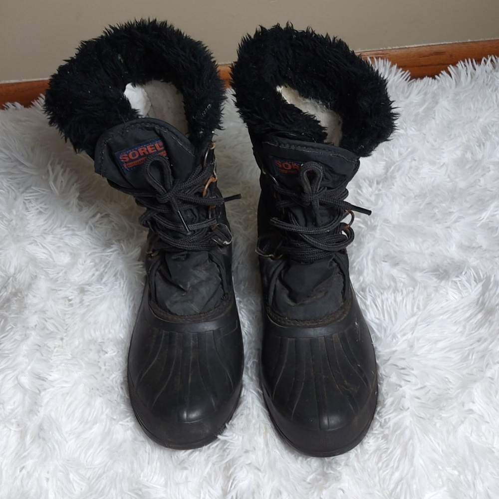 Sorel women's 9 black boots